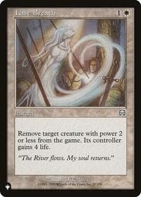 Last Breath - The List Reprints - Magic: The Gathering card