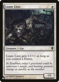Loam Lion - The List Reprints - Magic: The Gathering card
