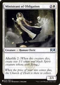 Ministrant of Obligation - The List Reprints - Magic: The Gathering card