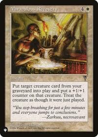 Miraculous Recovery - The List Reprints - Magic: The Gathering card