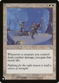Noble Purpose - The List Reprints - Magic: The Gathering card