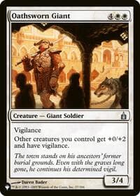 Oathsworn Giant - The List Reprints - Magic: The Gathering card