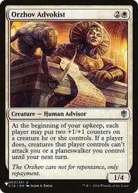 Orzhov Advokist - The List Reprints - Magic: The Gathering card
