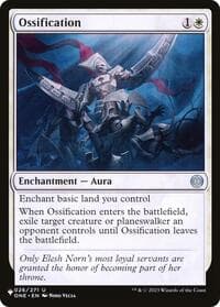 Ossification - The List Reprints - Magic: The Gathering card