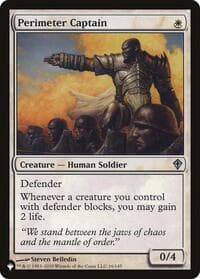 Perimeter Captain - The List Reprints - Magic: The Gathering card