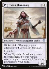 Phyrexian Missionary - The List Reprints - Magic: The Gathering card