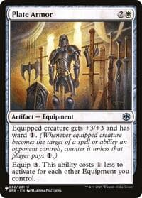 Plate Armor - The List Reprints - Magic: The Gathering card