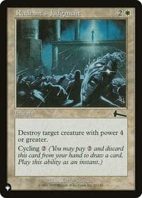 Radiant's Judgment - The List Reprints - Magic: The Gathering card