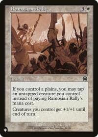 Ramosian Rally - The List Reprints - Magic: The Gathering card