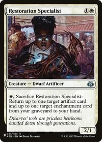 Restoration Specialist - The List Reprints - Magic: The Gathering card