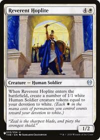 Reverent Hoplite - The List Reprints - Magic: The Gathering card