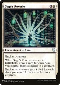 Sage's Reverie - The List Reprints - Magic: The Gathering card