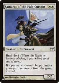 Samurai of the Pale Curtain - The List Reprints - Magic: The Gathering card