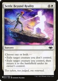 Settle Beyond Reality - The List Reprints - Magic: The Gathering card
