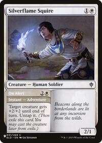 Silverflame Squire - The List Reprints - Magic: The Gathering card