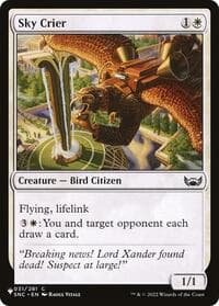 Sky Crier - The List Reprints - Magic: The Gathering card