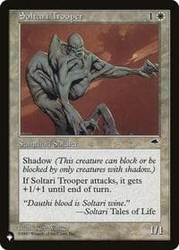 Soltari Trooper - The List Reprints - Magic: The Gathering card