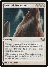 Spectral Procession - The List Reprints - Magic: The Gathering card