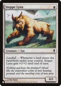 Steppe Lynx - The List Reprints - Magic: The Gathering card