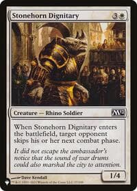 Stonehorn Dignitary - The List Reprints - Magic: The Gathering card