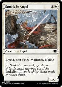 Sunblade Angel - The List Reprints - Magic: The Gathering card