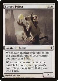 Suture Priest (NPH) - The List Reprints - Magic: The Gathering card