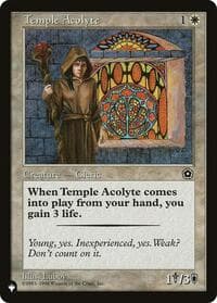 Temple Acolyte - The List Reprints - Magic: The Gathering card