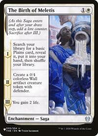 The Birth of Meletis - The List Reprints - Magic: The Gathering card