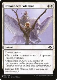 Unbounded Potential - The List Reprints - Magic: The Gathering card