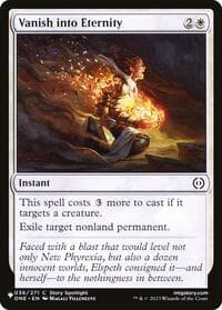 Vanish into Eternity - The List Reprints - Magic: The Gathering card