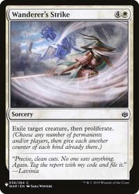 Wanderer's Strike - The List Reprints - Magic: The Gathering card