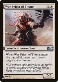 War Priest of Thune - The List Reprints - Magic: The Gathering card
