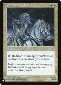 Warrior en-Kor - The List Reprints - Magic: The Gathering card
