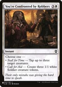 You're Confronted by Robbers - The List Reprints - Magic: The Gathering card