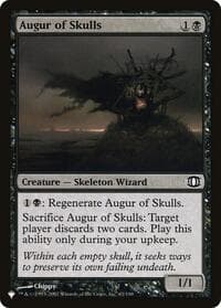Augur of Skulls - The List Reprints - Magic: The Gathering card
