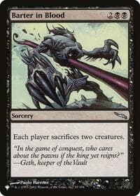 Barter in Blood - The List Reprints - Magic: The Gathering card