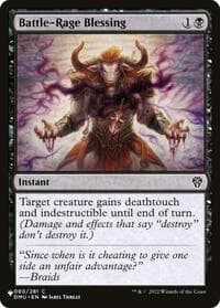 Battle-Rage Blessing - The List Reprints - Magic: The Gathering card