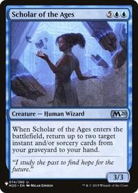 Scholar of the Ages - The List Reprints - Magic: The Gathering card