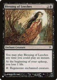 Blessing of Leeches - The List Reprints - Magic: The Gathering card