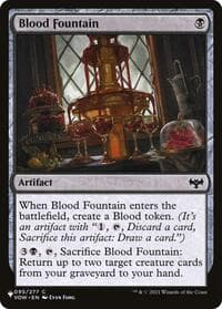 Blood Fountain - The List Reprints - Magic: The Gathering card