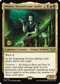 Winter, Misanthropic Guide - Prerelease Cards - Magic: The Gathering card