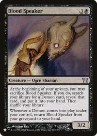 Blood Speaker - The List Reprints - Magic: The Gathering card