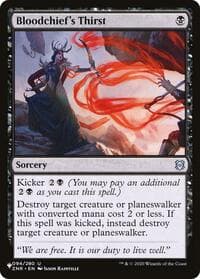 Bloodchief's Thirst - The List Reprints - Magic: The Gathering card