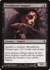 Bloodthrone Vampire - The List Reprints - Magic: The Gathering card
