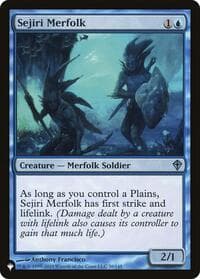 Sejiri Merfolk - The List Reprints - Magic: The Gathering card