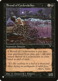 Brood of Cockroaches - The List Reprints - Magic: The Gathering card