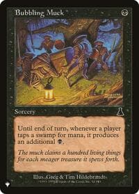 Bubbling Muck - The List Reprints - Magic: The Gathering card