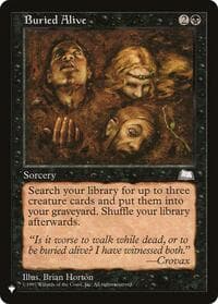 Buried Alive - The List Reprints - Magic: The Gathering card