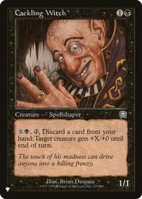 Cackling Witch - The List Reprints - Magic: The Gathering card