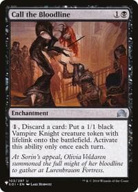 Call the Bloodline - The List Reprints - Magic: The Gathering card